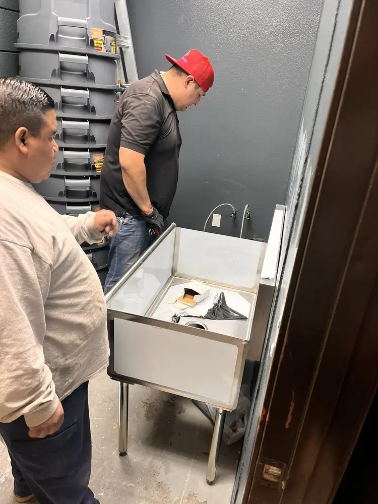 Commercial plumbing and sink installation in Cedar Bridge